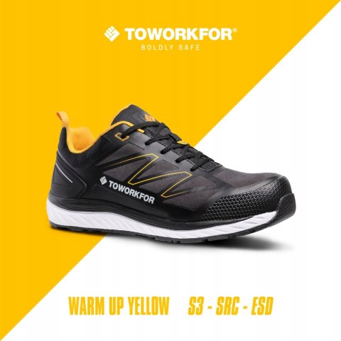 ULTRA LEKKIE BUTY OBUWIE BHP TOWORKFOR WARM UP YELLOW S3 SRC r.42