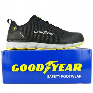 LEKKIE BUTY OBUWIE ROBOCZE BHP Z ŻELOWĄ WKŁADKĄ GOODYEAR 1667 S1P r.41-46