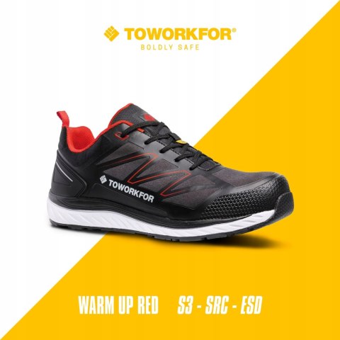 ULTRALEKKIE BUTY OBUWIE BHP TOWORKFOR WARM RED S3 SRC ROZ. 46