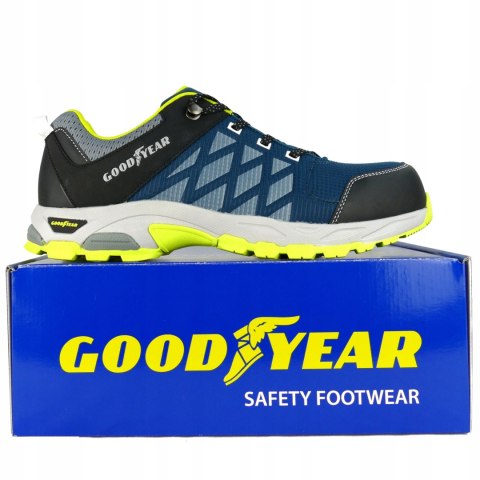 ULTRALEKKIE BUTY OBUWIE ROBOCZE BHP Z ŻELOWĄ WKŁADKĄ GOODYEAR 1662 S1P r.40