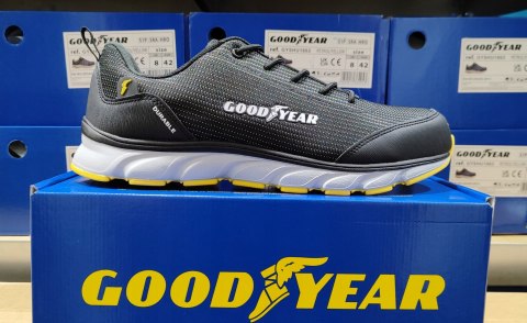 LEKKIE BUTY OBUWIE ROBOCZE BHP Z ŻELOWĄ WKŁADKĄ GOODYEAR 1667 S1P r.41