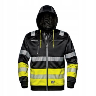 BLUZA ROBOCZA ODBLASKOWA Z KAPTUREM BHP SIRSAFETY MC2916 r. S