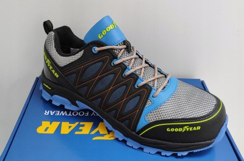 LEKKIE BUTY OBUWIE ROBOCZE BHP GOODYEAR GYSHU 1503 BLU/BLK S1 SRA HRO r.41-46